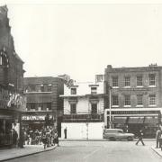 A view of 40 High Street from Clarendon Road in the mid-1950s