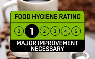 Jenny’s Café in North Watford was given a 1/5 score.