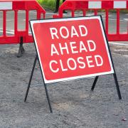 The major road closures are expected to cause moderate delays of up to 30 minutes.