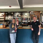 Sandra and Mark Burrows who run the Prince George pub in Watford