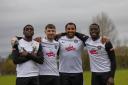Kings Langley's four goalscorers after Saturday's victory