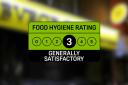 The burger joint was one of several Watford eateries inspected in recent weeks.