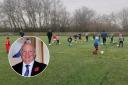 The all-weather pitch in South Oxhey closed on Monday for the 