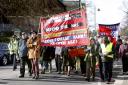 The North East London Council of Action organised a march against the A&E closure at Chase Farm Hospital