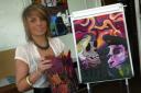 Danielle Hart is ranked in the top ten out of almost 37,000 candidates for her overall art grade.