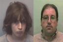 Jailed: Gerrah Selby from Chiswick and Gavin Medd-Hall from Croydon