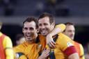 Australian skipper Lucas Neill, right. Picture: Action Images