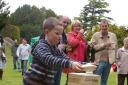 Children enjoyed the many activities at the garden party
