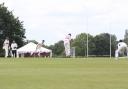 Action from Middlesex's County Championship game against Glamorgan at Radlett earlier this summer. Picture: Len Kerswill