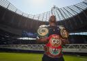Anthony Joshua will fight Oleksandr Usyk in London next month. Picture: Mark Robinson Matchroom Boxing