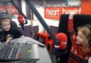 Darcy and Thomas from St Albans appeared on Heart Radio after donating their birthday presents to Atria Watford's campaign. Picture credit: Heart Radio.