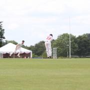 Action from Middlesex's County Championship game against Glamorgan at Radlett earlier this summer. Picture: Len Kerswill