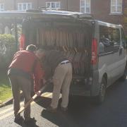 The van being used in Watford (photo credit William Berry)