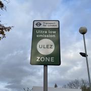 ULEZ sign (photo: James Mayer)
