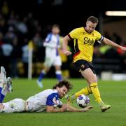Cleverley's last appearance for Watford as a player - at home to Blackburn on  February 11, 2023