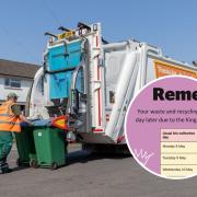 Revised bin collection dates Watford