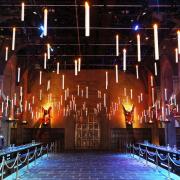 The Great Hall with its 400 floating candles