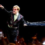 Elton John during his Farewell Yellow Brick Road tour at the 02 Arena. Image: PA