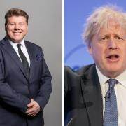 Watford MP Dean Russell (left) has tweeted his support for Boris Johnson after he resigned as an MP.