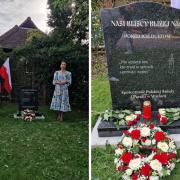 Watford's mayor and deputy mayor attended the opening of the Polish memorial.