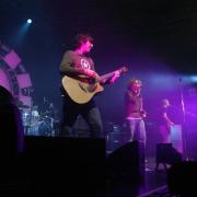 Toploader on stage at the Colosseum on December 1, 2002