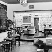 The interior of Shakers Wine Bar in 1984