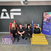 Team members at two Anytime Fitness clubs have collected and hand delivered over 600 Easter eg