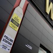 A polling station at Watford FC, Vicarage. Credit: Will Durrant/LDRS