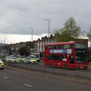 Police closed the main road in Borehamwood for almost four hours yesterday after the crash.