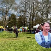 A BBC TV crew paid a visit to Cassiobury Park for a special episode of Eastenders.