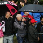 Caught on camera: more than 16,000 spectators enjoyed the opening day of the British Masters at The Grove. Picture: Holly Cant