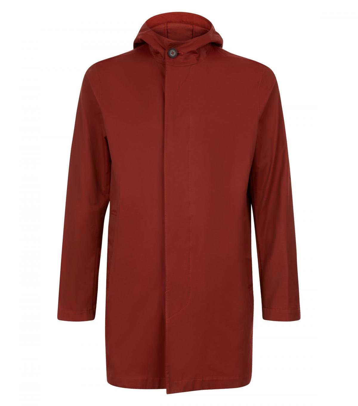 New Look, Red hooded trench coat, £49.99