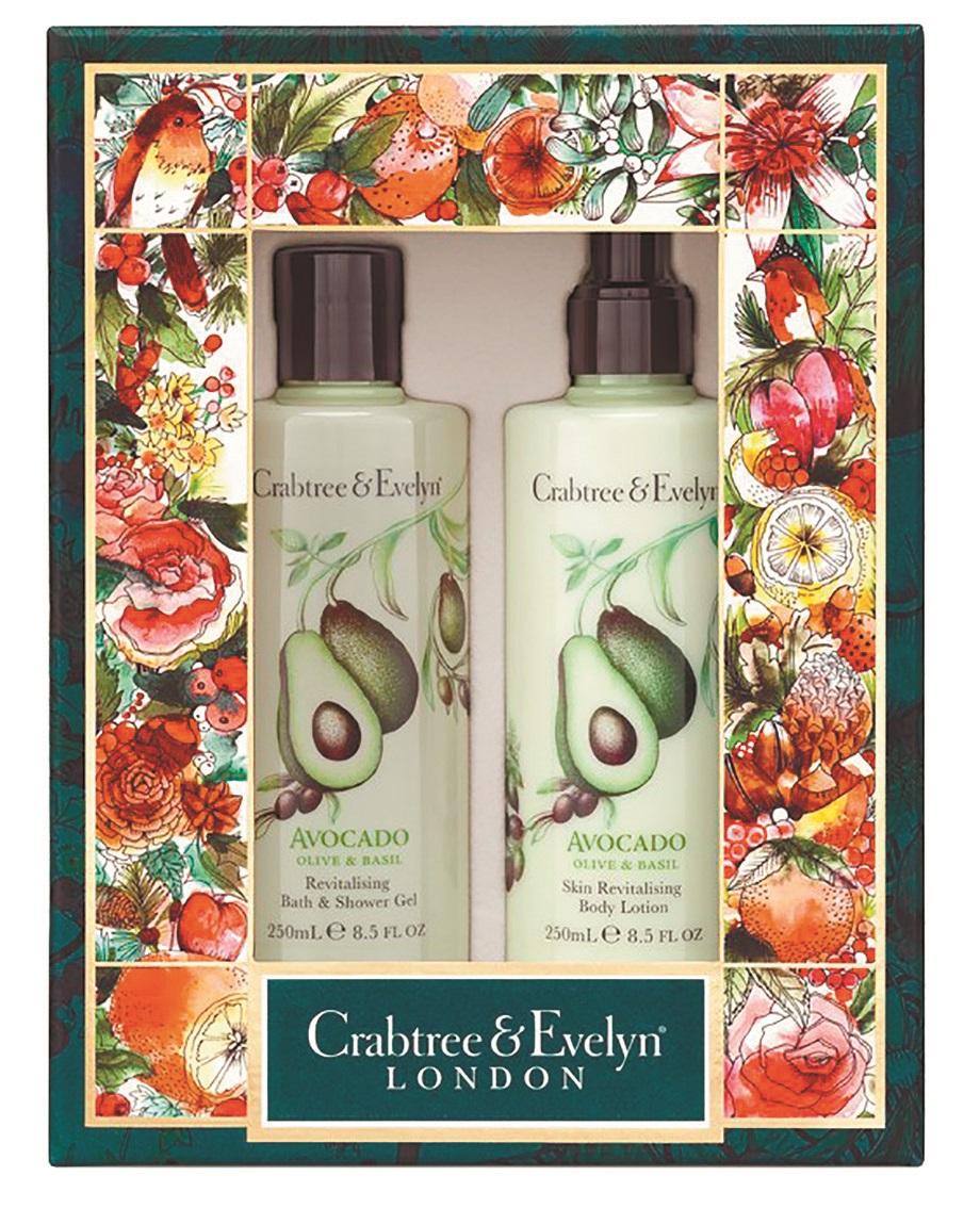 HER: Crabtree & Evelyn Avocado, Olive & Basil Body Care Duo, £28