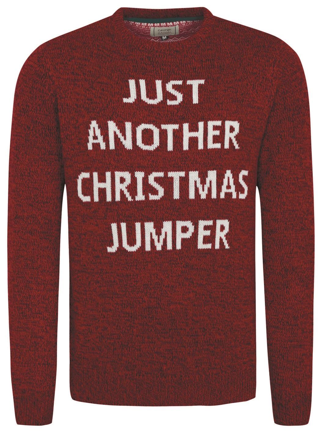 George at ASDA, Slogan Christmas Jumper, £12