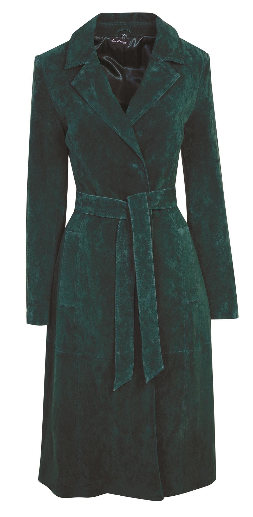 Miss Selfridge, Suede Trench Coat, £175