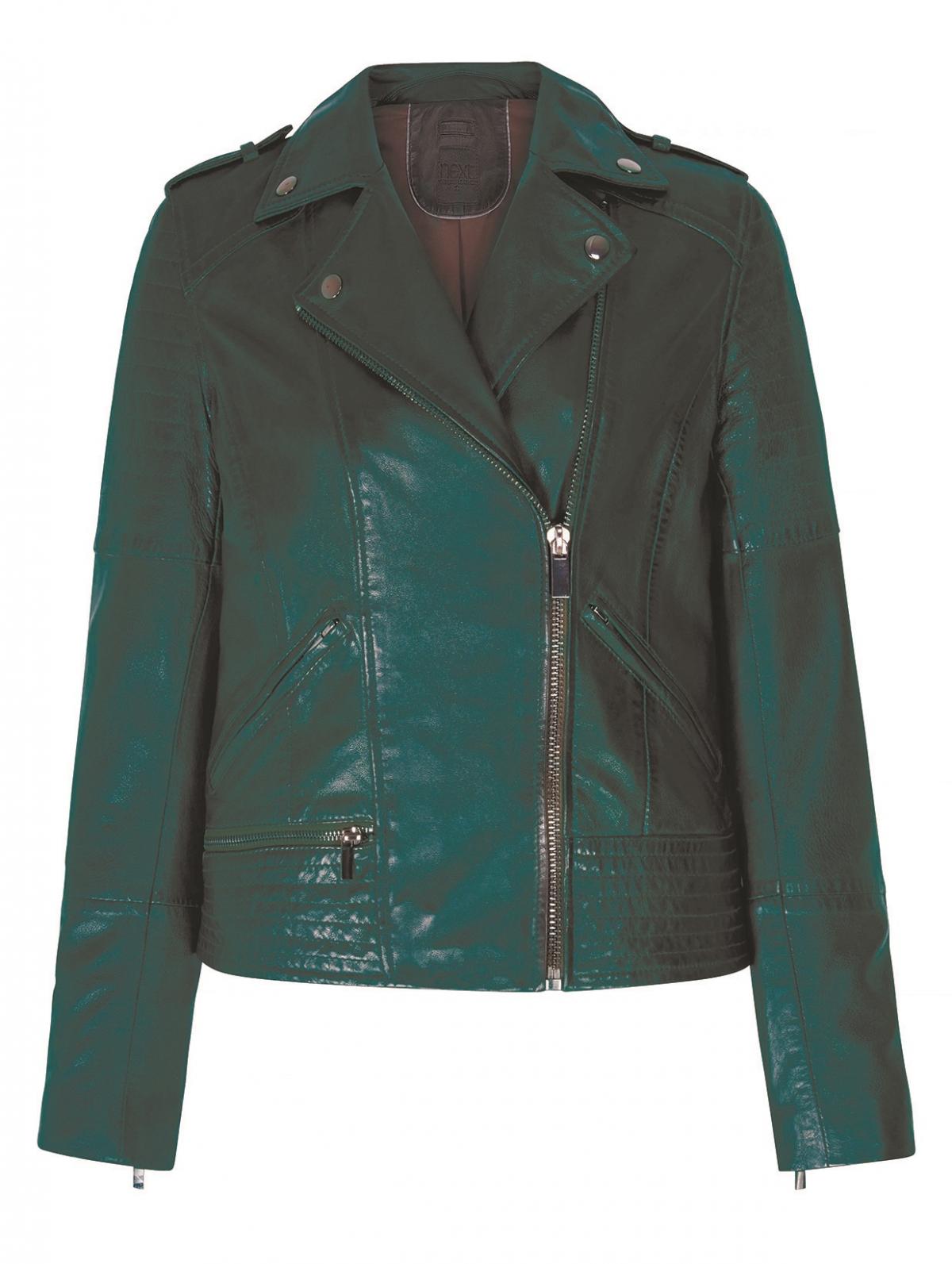 Next, Leather Biker Jacket, £160