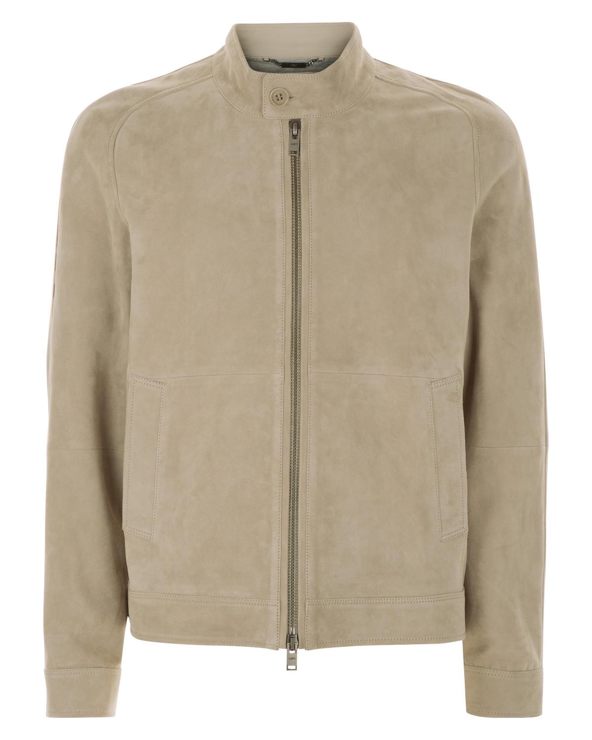 Jaeger, Suede Jacket with Leather Facing, £375