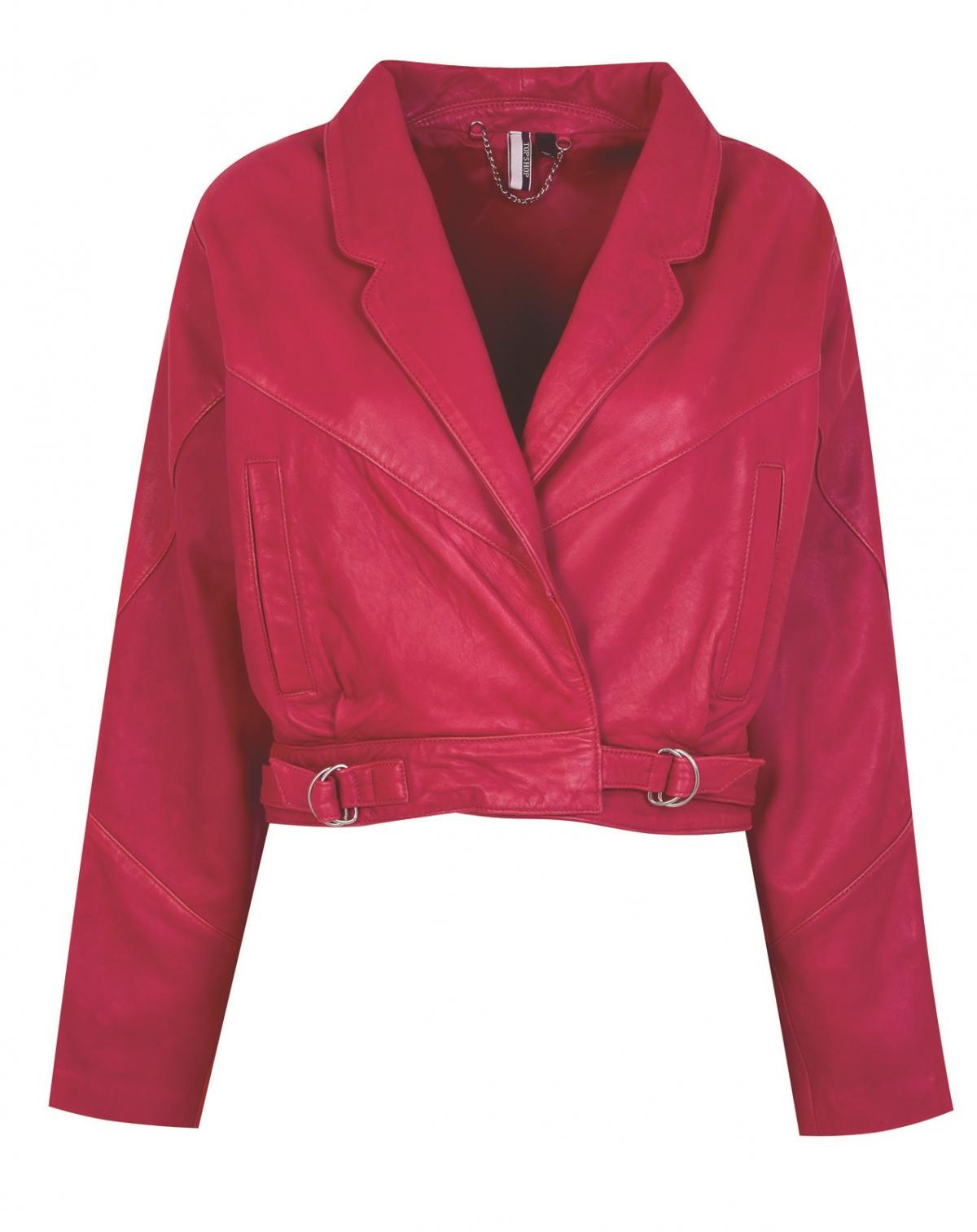 Topshop, Pink Leather Jacket, £185