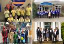 Pupils at some of the schools graded by Ofsted in the last two months.