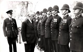 The opening of Rickmansworth Police Station 1952. Image: Hertfordshire Police Historical Society, Neil Hamilton Collection