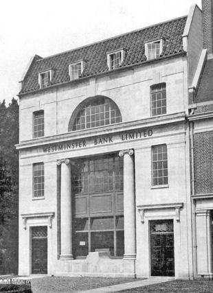 Westminster Bank on the High Street...