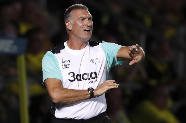 Nigel Pearson during his time at the helm of Derby County. Picture: Action Images