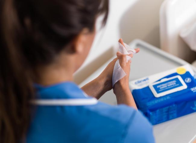 GAMA Healthcare is giving thousands of disinfectant wipes to the NHS