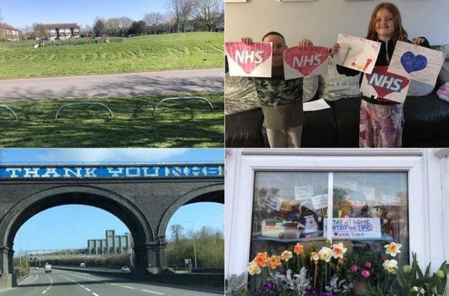 The most creative ways people are thanking the NHS in and around Watford