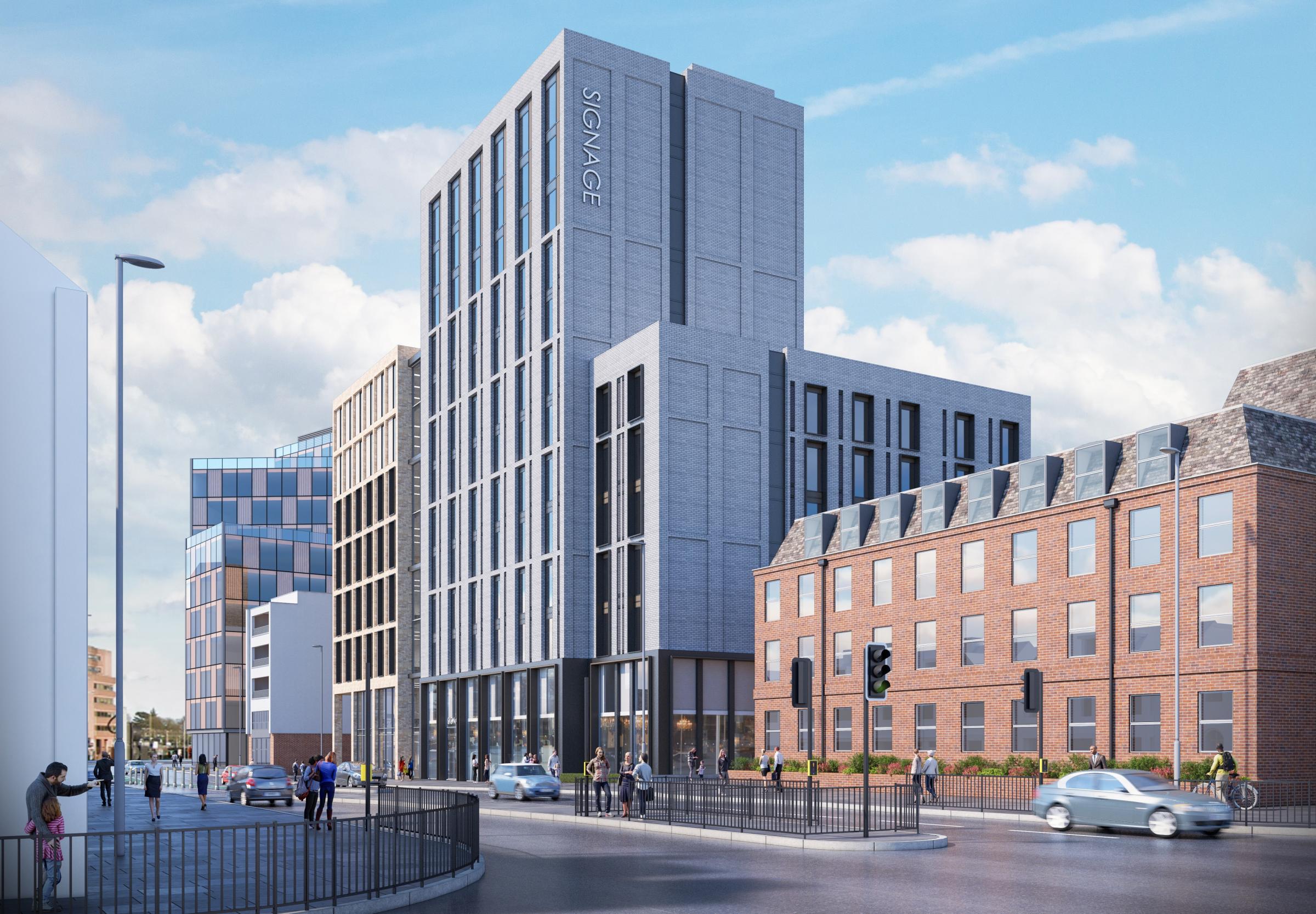 The CGI of the development to replace Cassiobury House. Credit: Tellon Capital