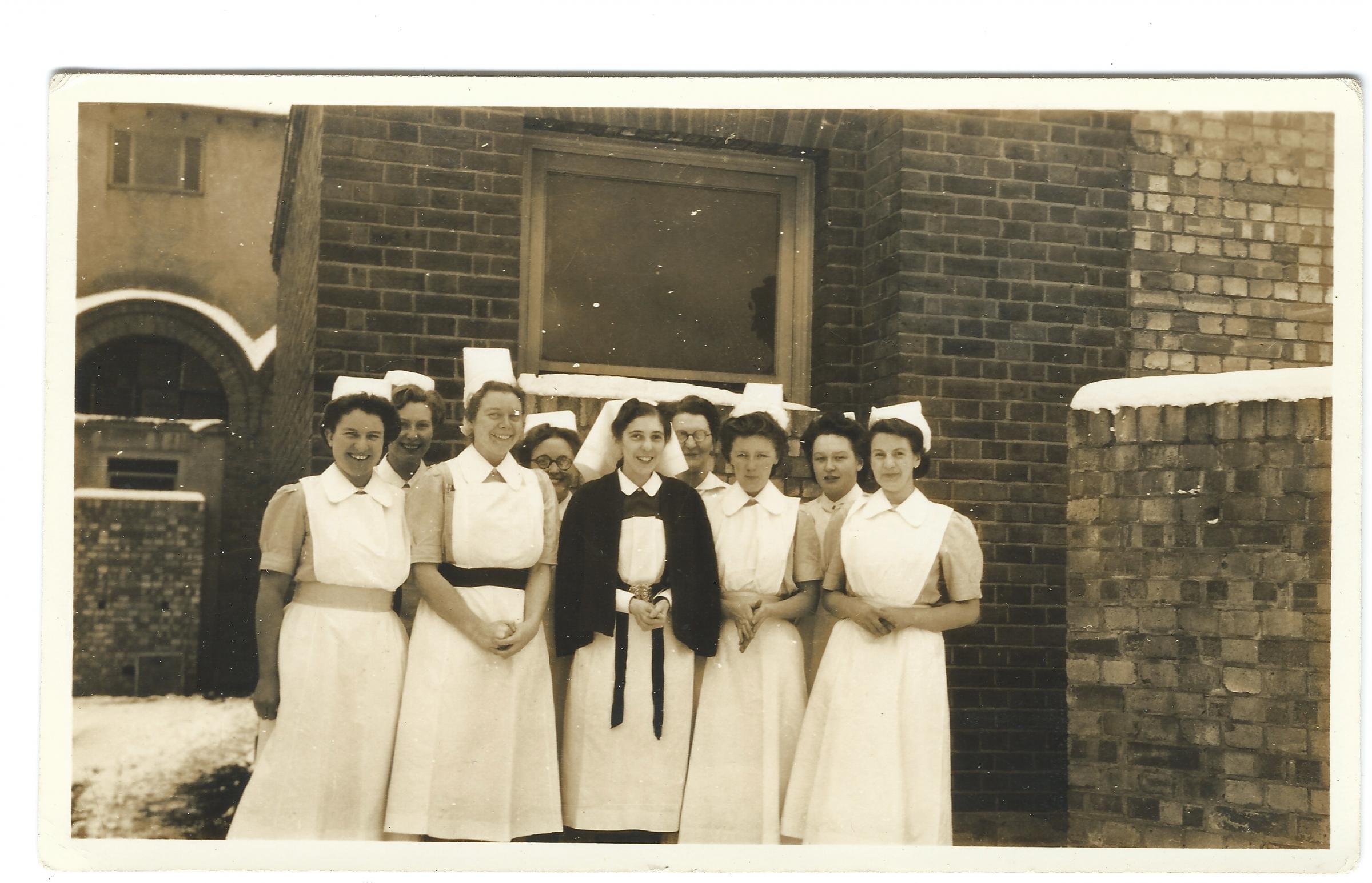 Pace Memorial Hospital nurses in the 1950s