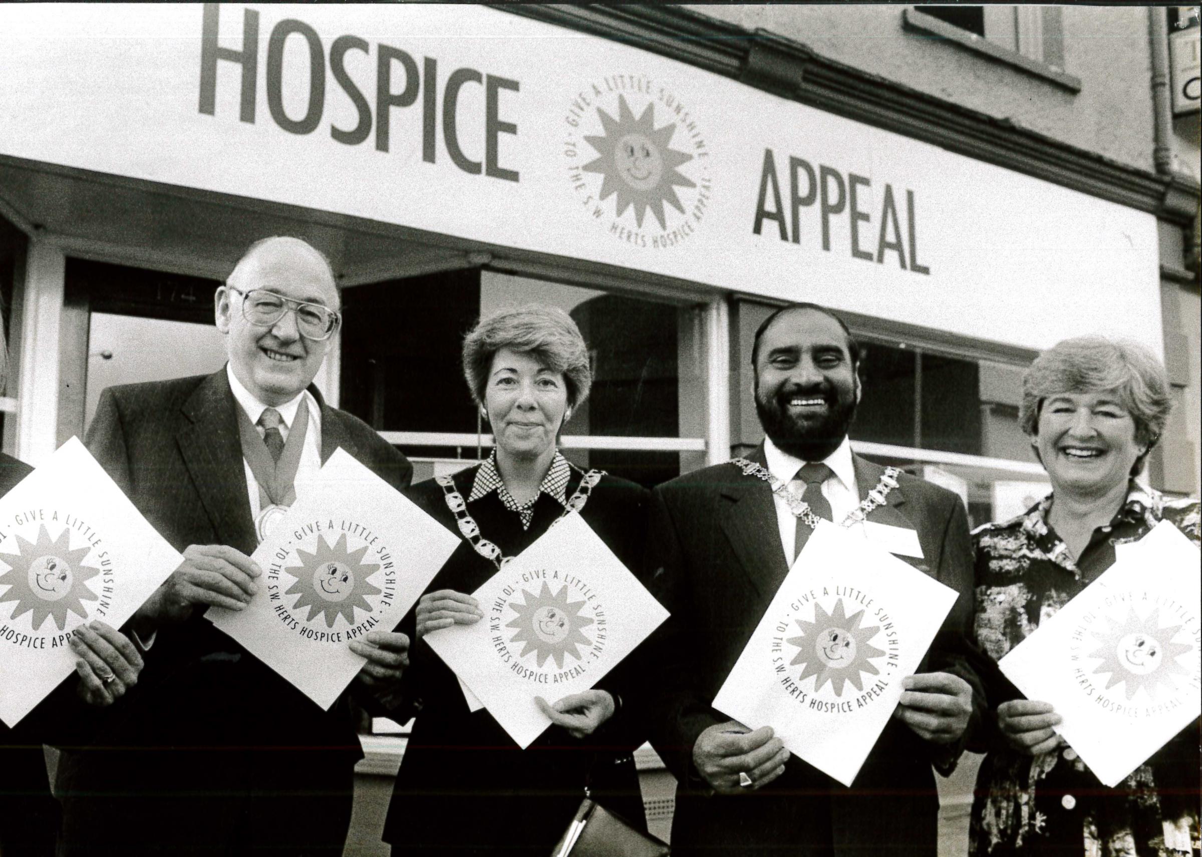 The first Hospice Shop - with the appeal office on the first floor - at 174 High Street