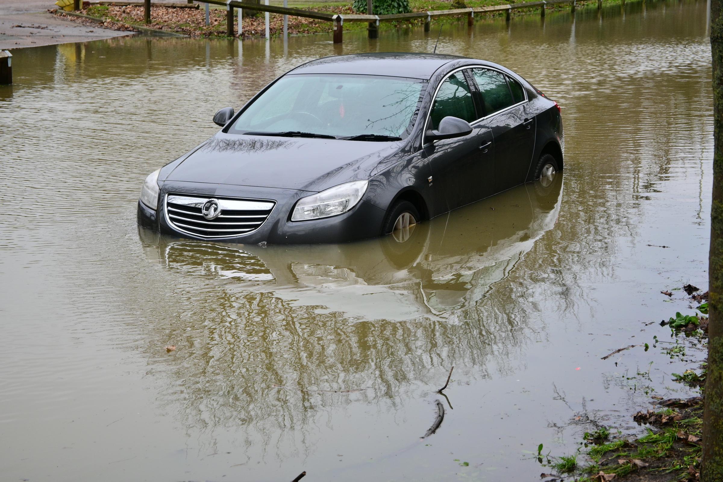 Images show flooding in Water Lane, Watford on February 31. Photos: Rory Robinson