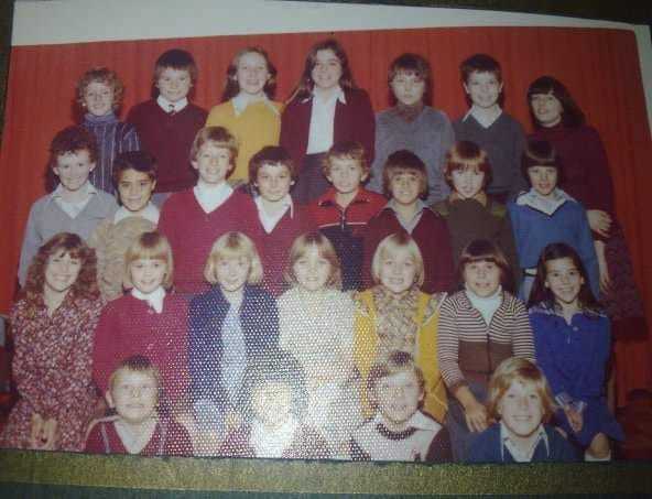This third year junior class with Miss Coombs at Holywell Junior School was shared by Sharon Willetts