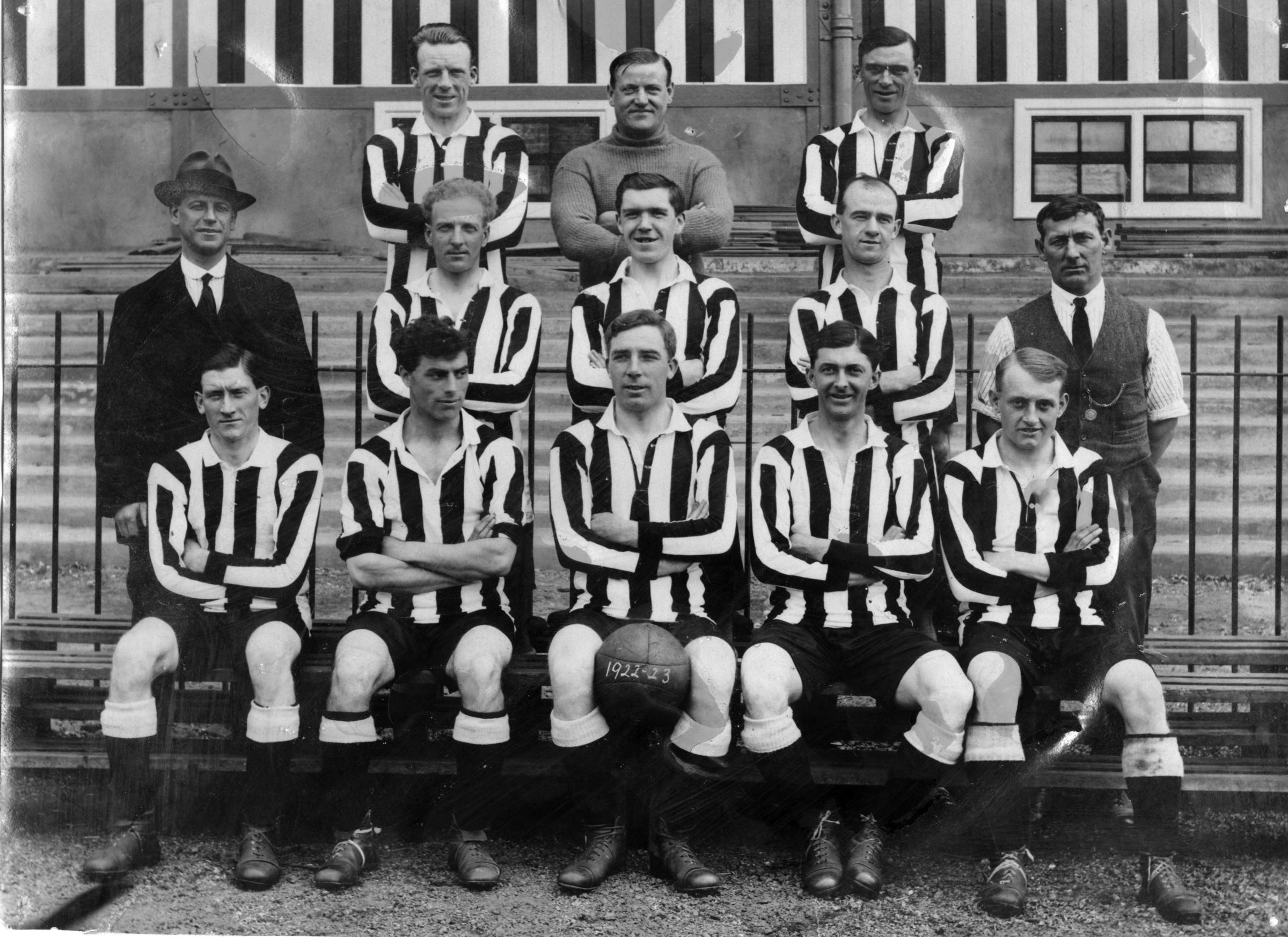 The 1922/23 squad finished 10th in Division Three (South) under Harry Kent